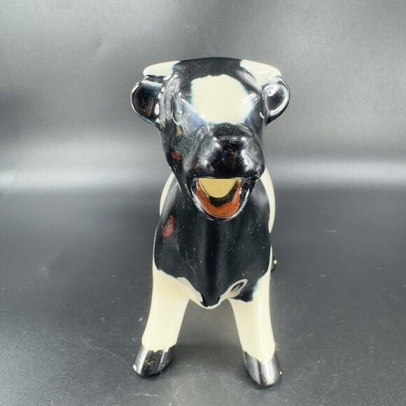 Vintage Cow Creamer Black and White Ceramic Mug Whimsical Houseware Decor VTG - Picture 8 of 14